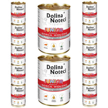 Pakiet Dolina Noteci Premium Serca Wołowe Junior 12 x 400 g