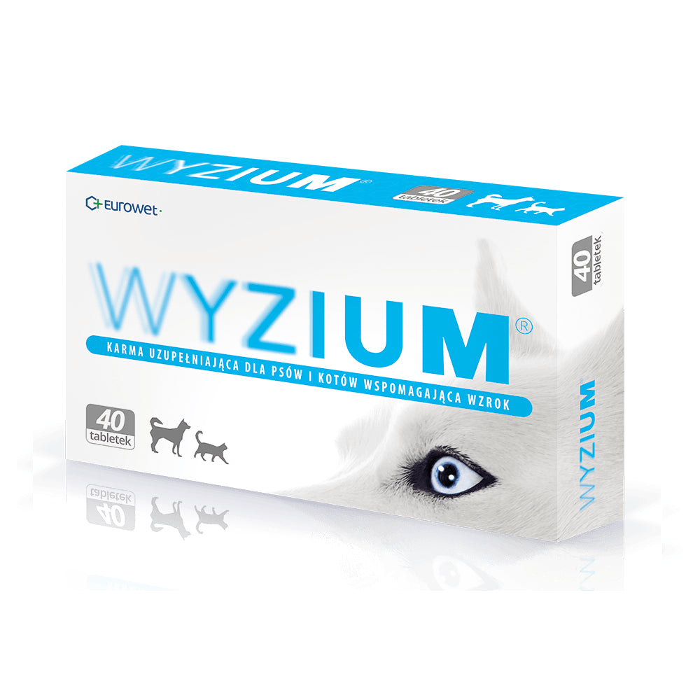 Eurowet Wyzium Wspomaganie Wzroku Pies Kot 2 x 20 Tabletek