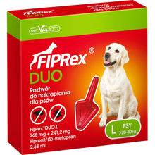 Fiprex Duo Roztwór do Nakrapiania Dla Psów L 20-40 kg