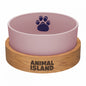 Animal Island Szklana Miska Dla Psa Rozmiar S 900 ml Różowa