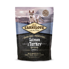Brit Carnilove Salmon & Turkey Łosoś & Indyk Bezzbożowa Puppies Karma Dla Szczeniąt  1,5 kg