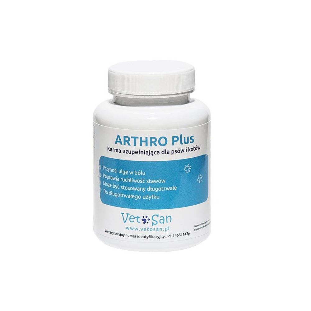 Vetosan Arthro Plus Preparat Na Stawy Dla Psów i Kotów 60 Tabletek