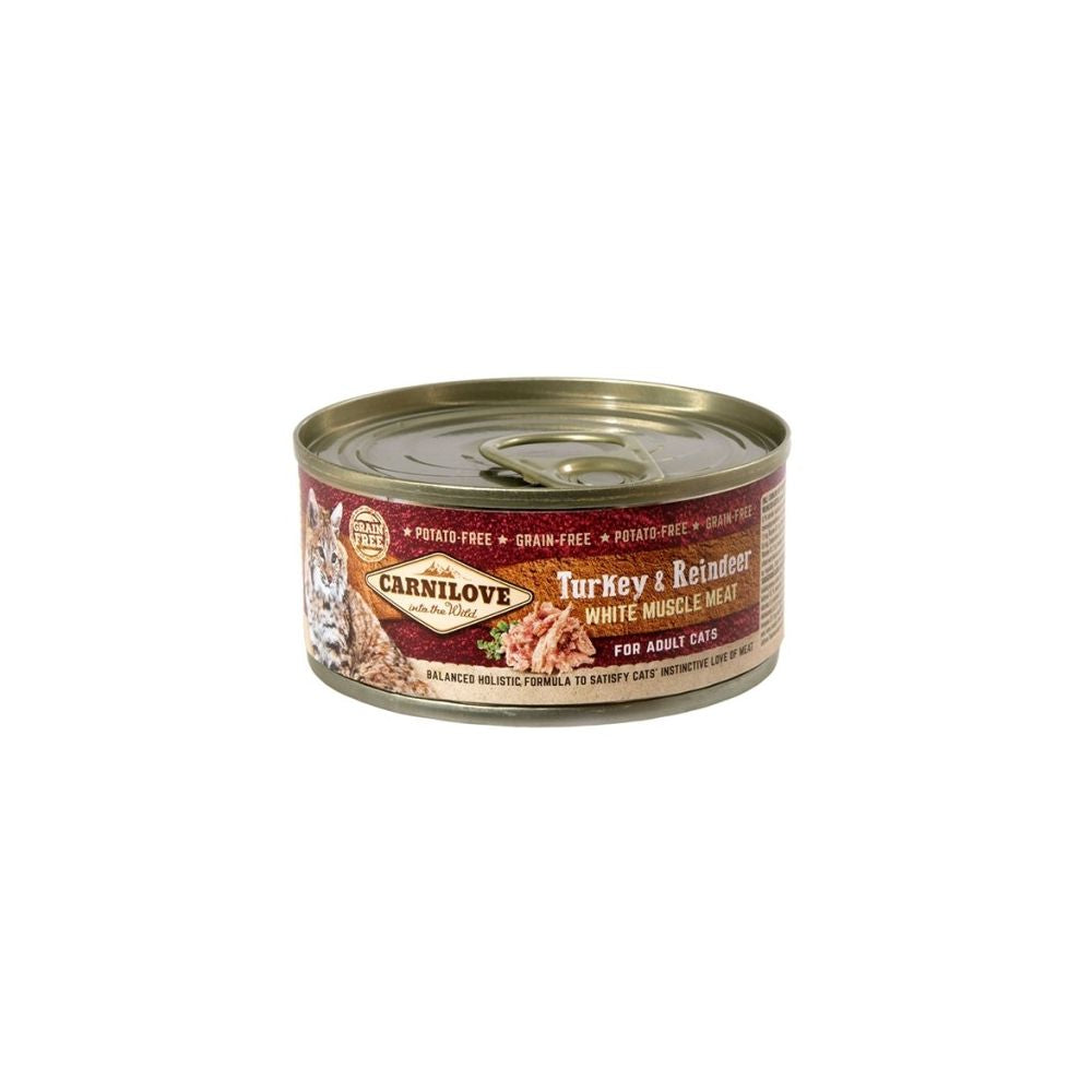 Brit Carnilove Turkey & Reindeer Indyk Renifer Adult Cats Karma Dla Dorosłych Kotów 100 g