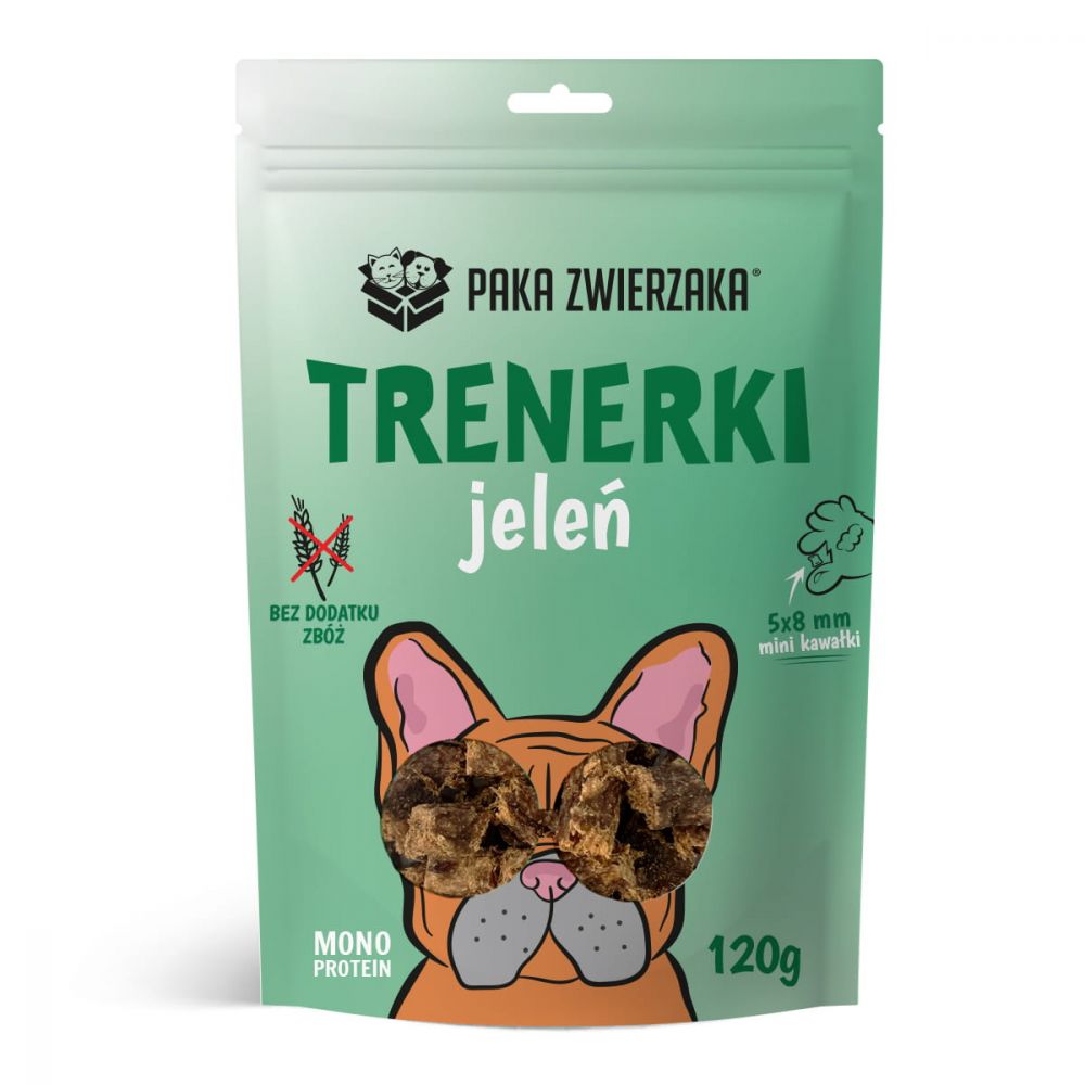Paka Zwierzaka Trenerki Dla Psa Jeleń 120 g