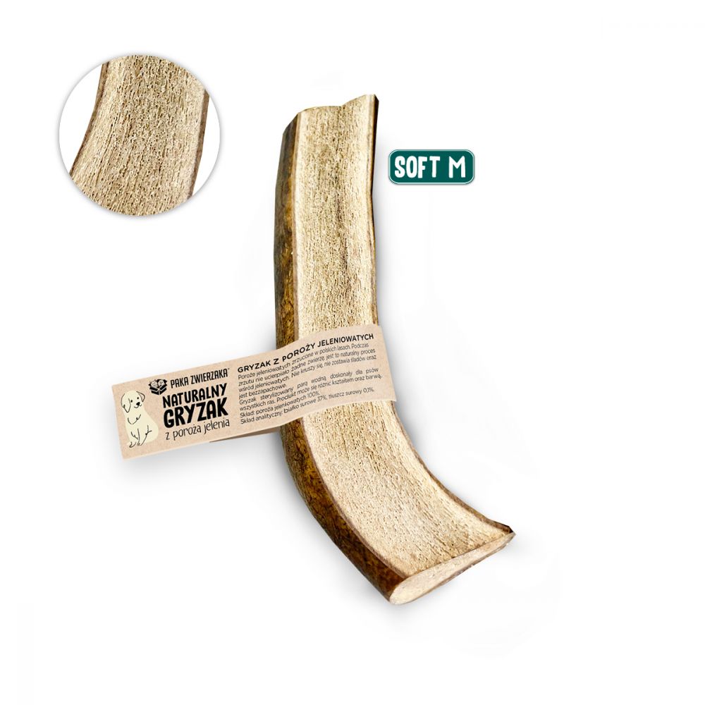 Paka Zwierzaka Poroże Soft Rozmiar M 12 cm