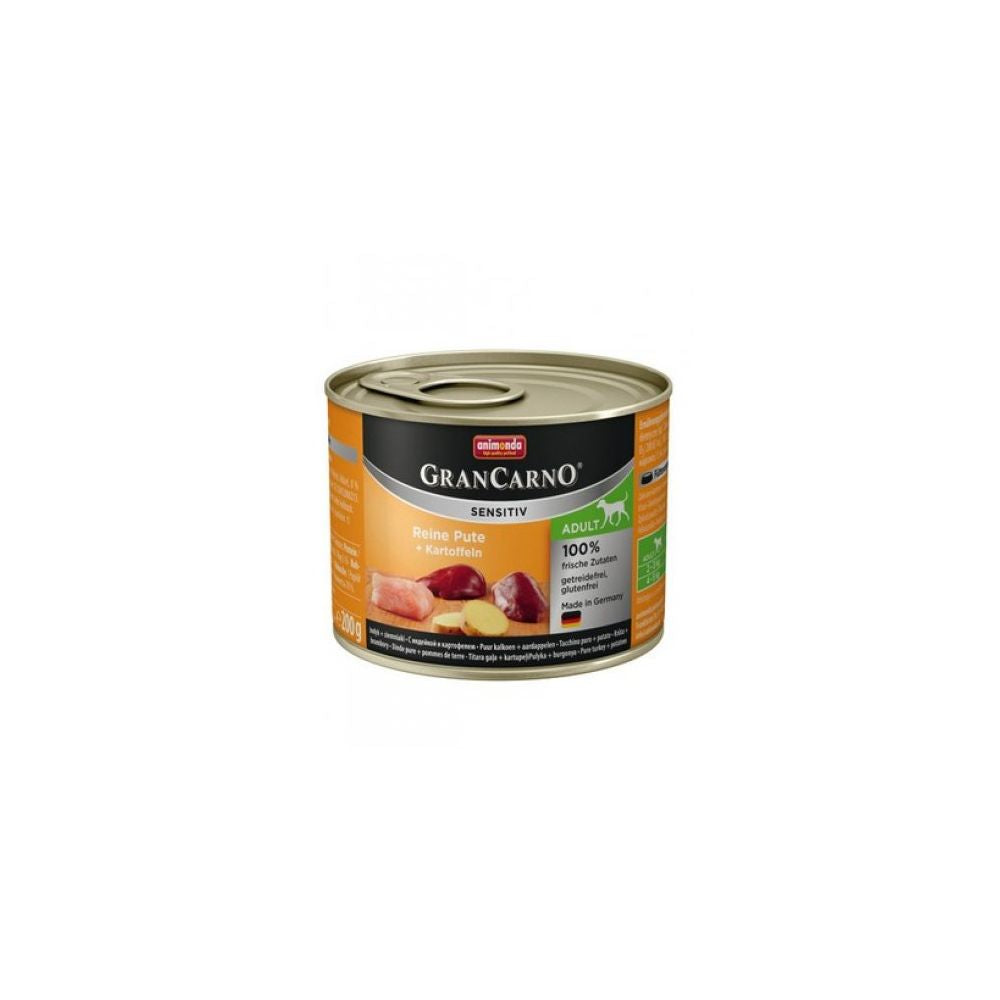 Animonda GranCarno Sensitiv Indyk z Ziemniakami Psy Wrażliwe Adult 200 g