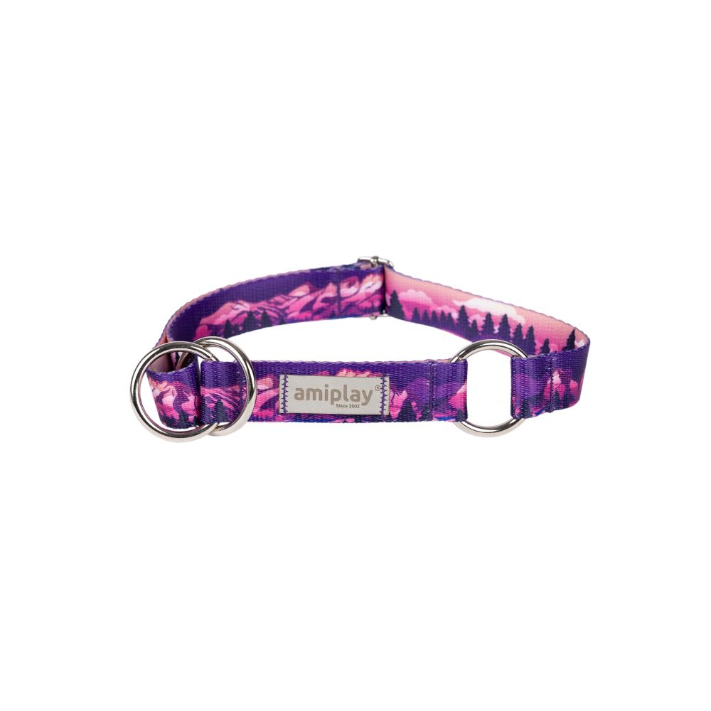 Amiplay Obroża Półzaciskowa BeNature Rozmiar M Mountains