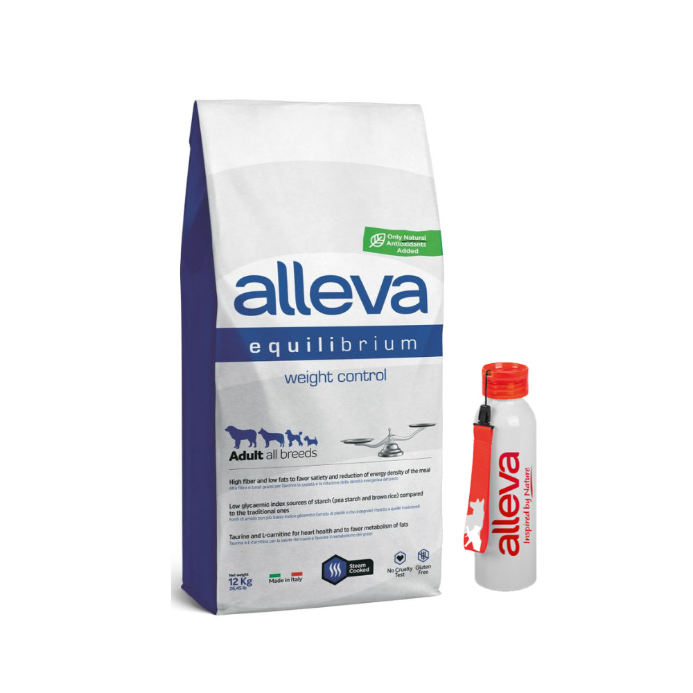 Pakiet Alleva Equilibrium Sucha Karma Dla Dorosłych Psów Mających Problem Z Wagą 12 kg + Bidon GRATIS!