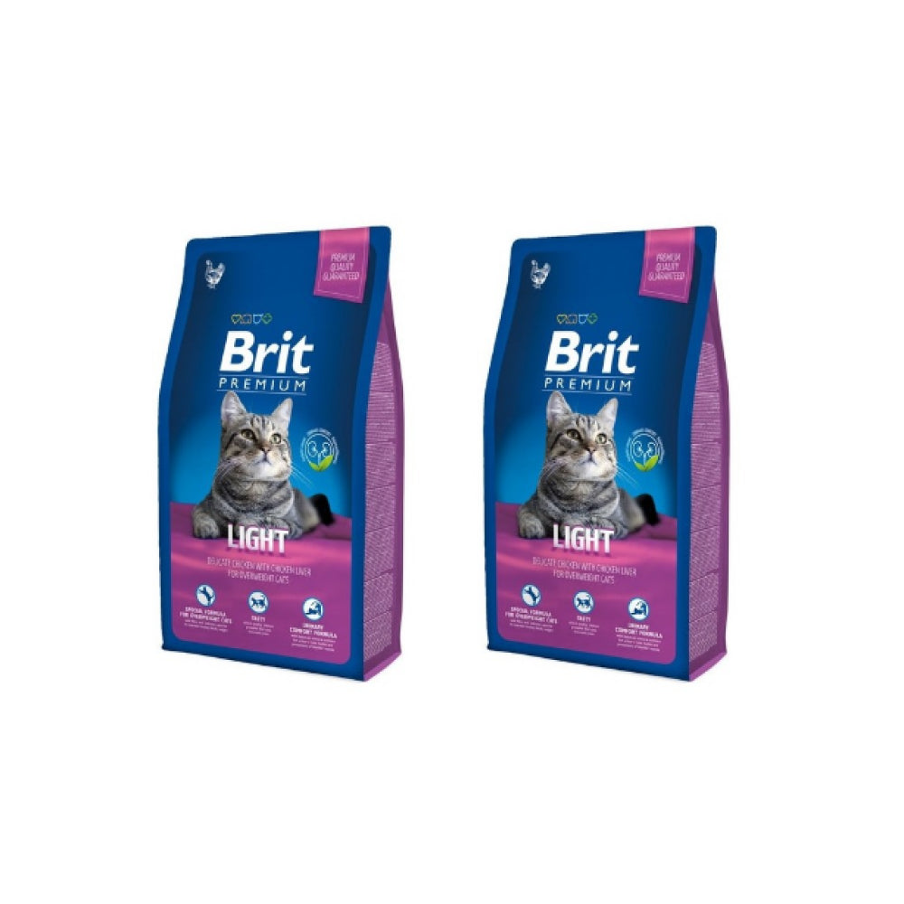 Pakiet Brit Premium Light Kurczak Wątróbka Karma Dla Kota 2 x 1,5 kg