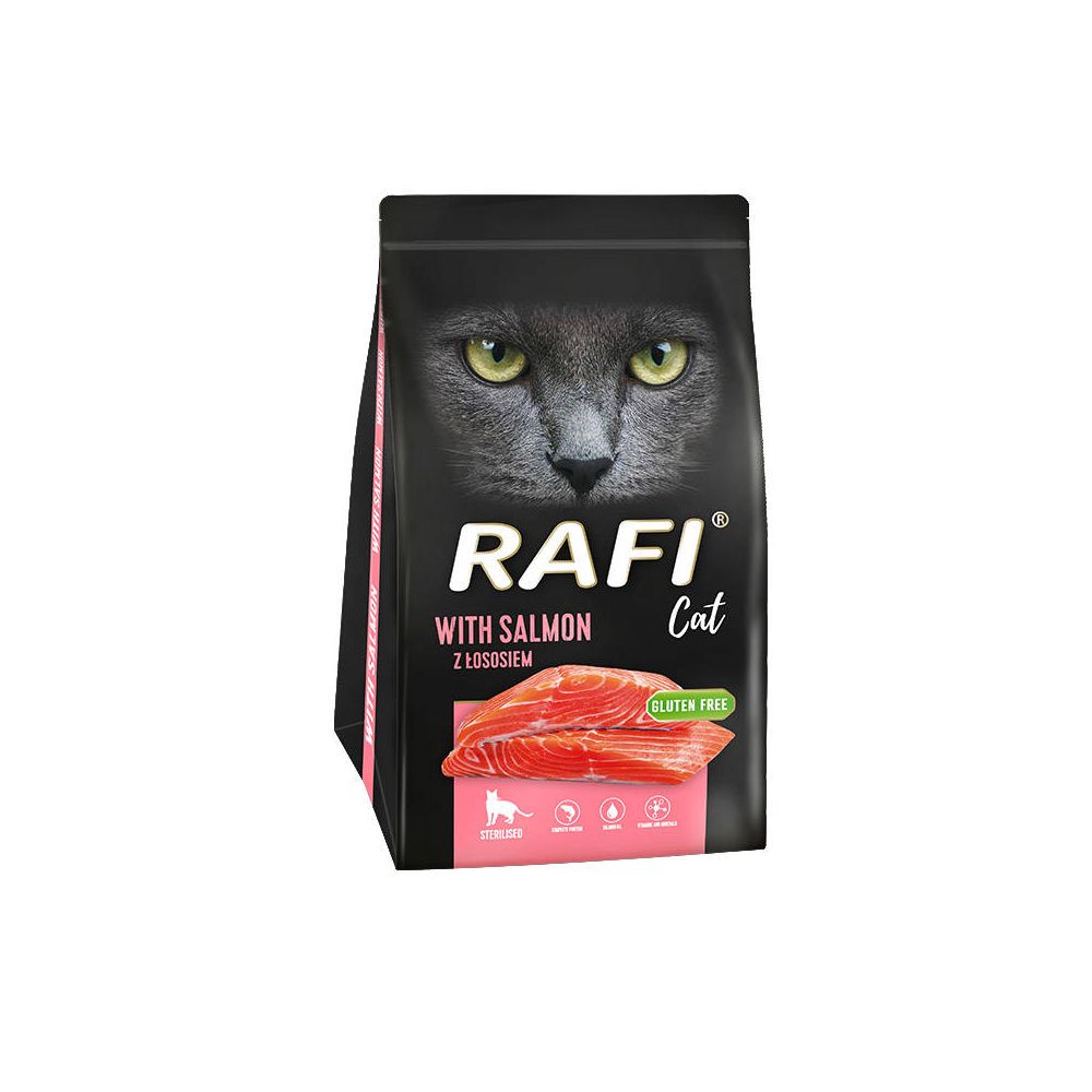 Dolina Noteci Rafi Cat Sterilised Sucha Karma Dla Kotów z Łososiem 1,5 kg