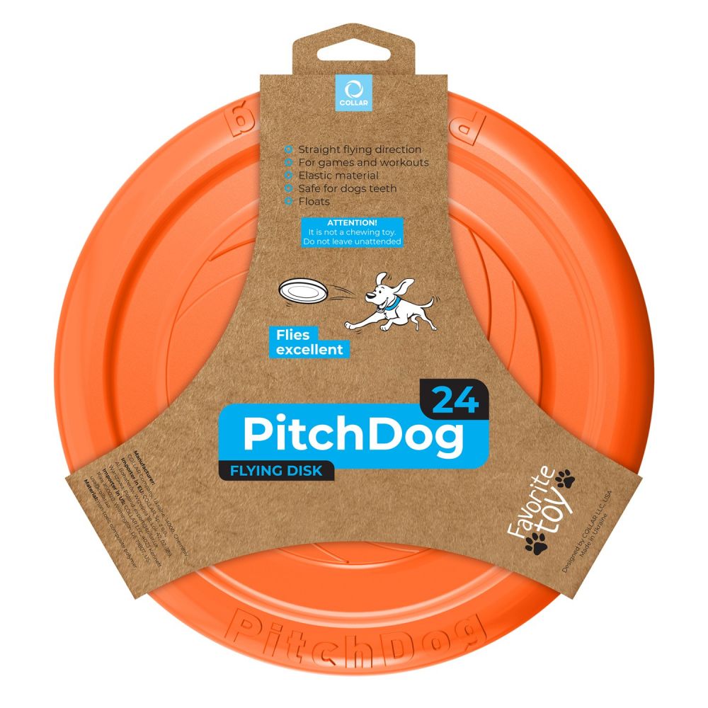 Collar PitchDog Latający Dysk Dla Psa Pomarańczowy 24 cm