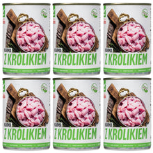 Pakiet Bult Tuf Tuf Mokra Karma Dla Psa Mielonka z Królikiem 6 x 800 g