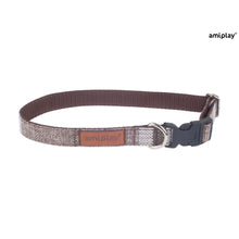 AmiPlay Obroża Regulowana London Brązowa Rozmiar M