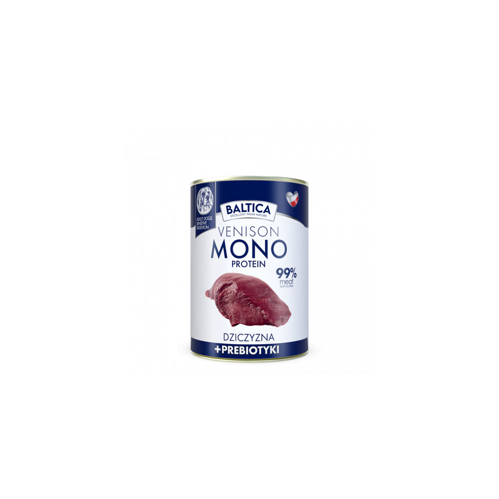 BALTICA Mono Dziczyzna z prebiotykami 400g