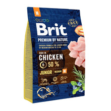 Brit Premium By Nature Chicken Junior Kurczak Karma Dla Młodych Psów Średnich Ras M 1 kg