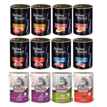 Pakiet Dolina Noteci i Morando Mokra Karma Dla Kota Mix Smaków 12 x 400 g