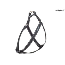 Amiplay Szelki Regulowane Dla Psa Reflective Czarne Rozmiar M