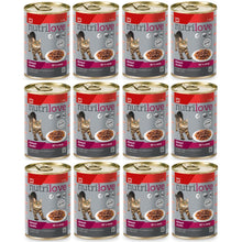 Pakiet Nutrilove Z kawałkami Wołowiny W Galaretce 12 x 400g