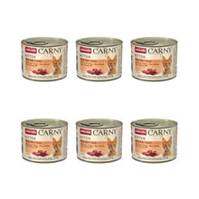 Pakiet Animonda Carny Wołowina, Cielęcina, Kurczak Kitten 6 x 200 g