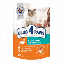 Club 4 Paws Karma Dla Kota Sterylizowanego Królik w Galarecie 80 g