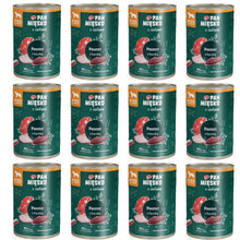 Pakiet Pan Mięsko Mokra Karma Dla Dorosłych Psów Pasztet z Ziołami i Kaczką 12 x 400 g