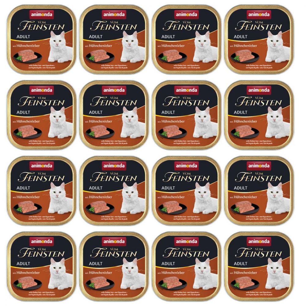Pakiet Animonda Vom Feinsten Wątróbka z Kurczaka 16 x 100 g
