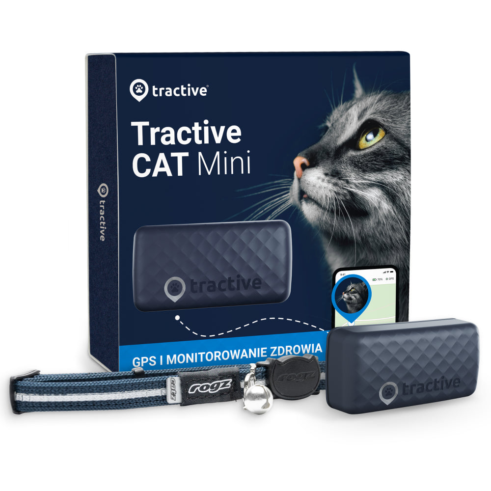 Lokalizator GPS Dla Kotów Tractive Tracker Mini Ciemnoniebieski