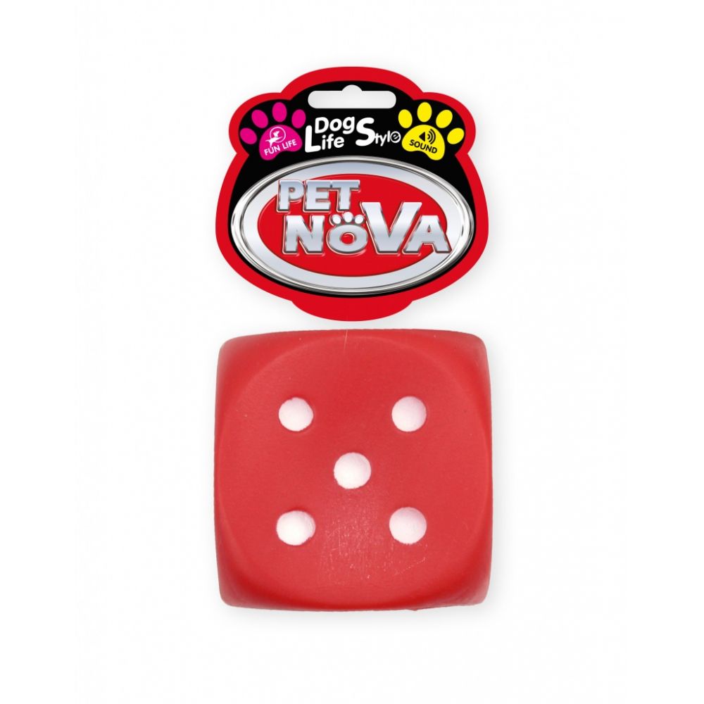 Pet Nova Dog Life Style Kostka Do Rzucania Czerwona 6 cm