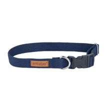Amiplay Obroża Regulowana Cotton Dla Psa Rozmiar L Granatowa