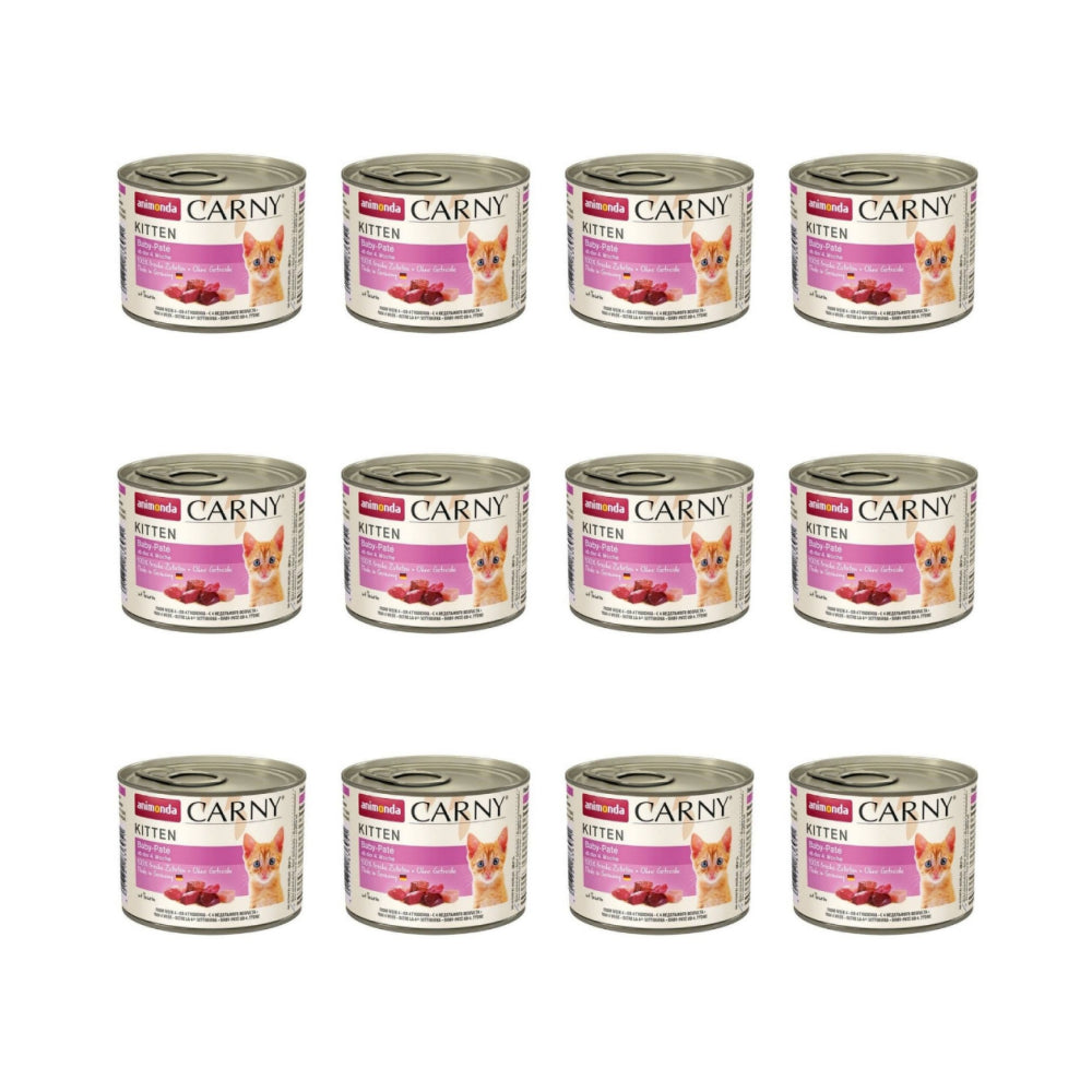 Pakiet Animonda Carny Baby Pate Kocięta 12 x 200 g