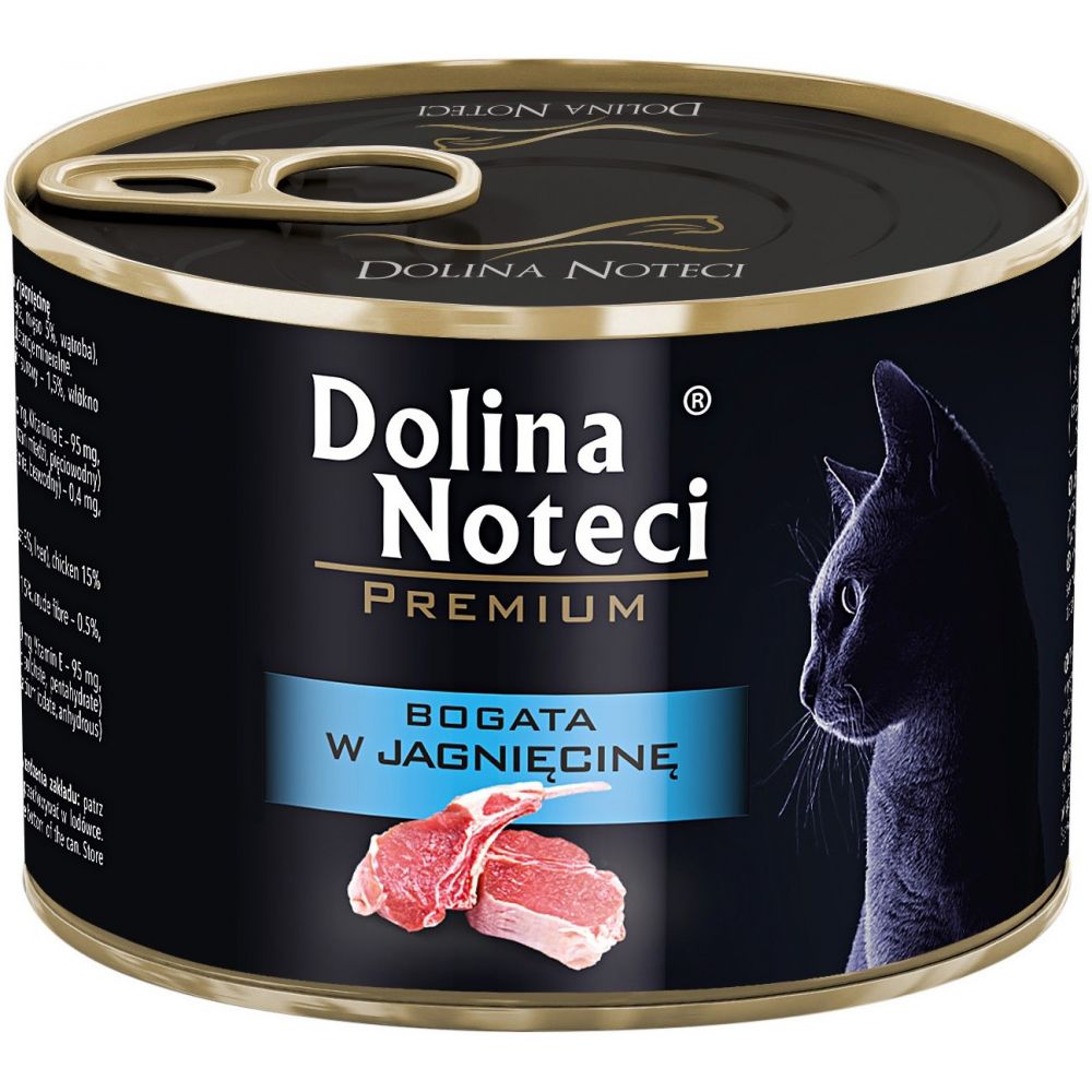 Dolina Noteci Premium Jagnięcina Kot 185 g