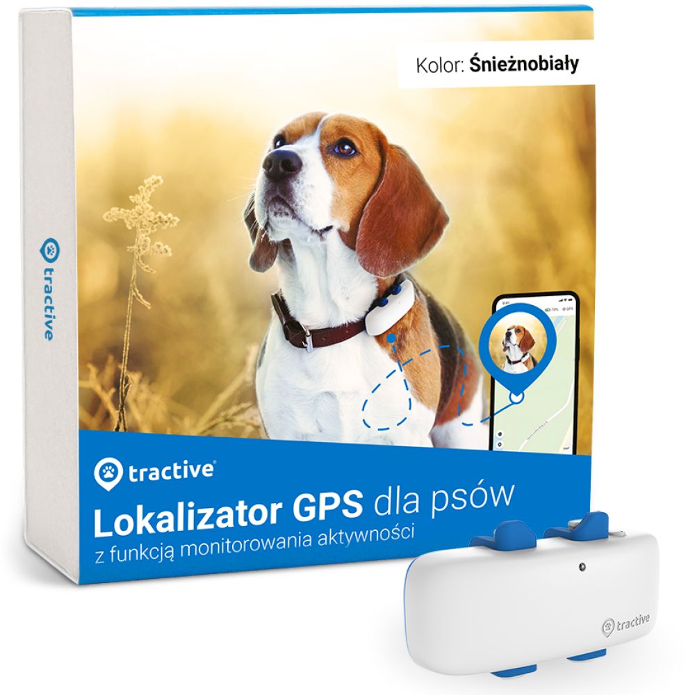 Lokalizator GPS Dla Psów Tractive GPS DOG 4 Śnieżnobiały