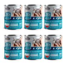 Pakiet Frendi Mokra Karma Dla Dorosłych Kotów Z Kawałkami Ryby W Sosie 6 x 800 g