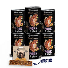 Pakiet Paka Zwierzaka Seventh Heaven Schab ze Śliwką Mokra Karma Dla Psa 6 x 400 g + Baton Kaczka z Jabłkiem 28 g GRATIS!