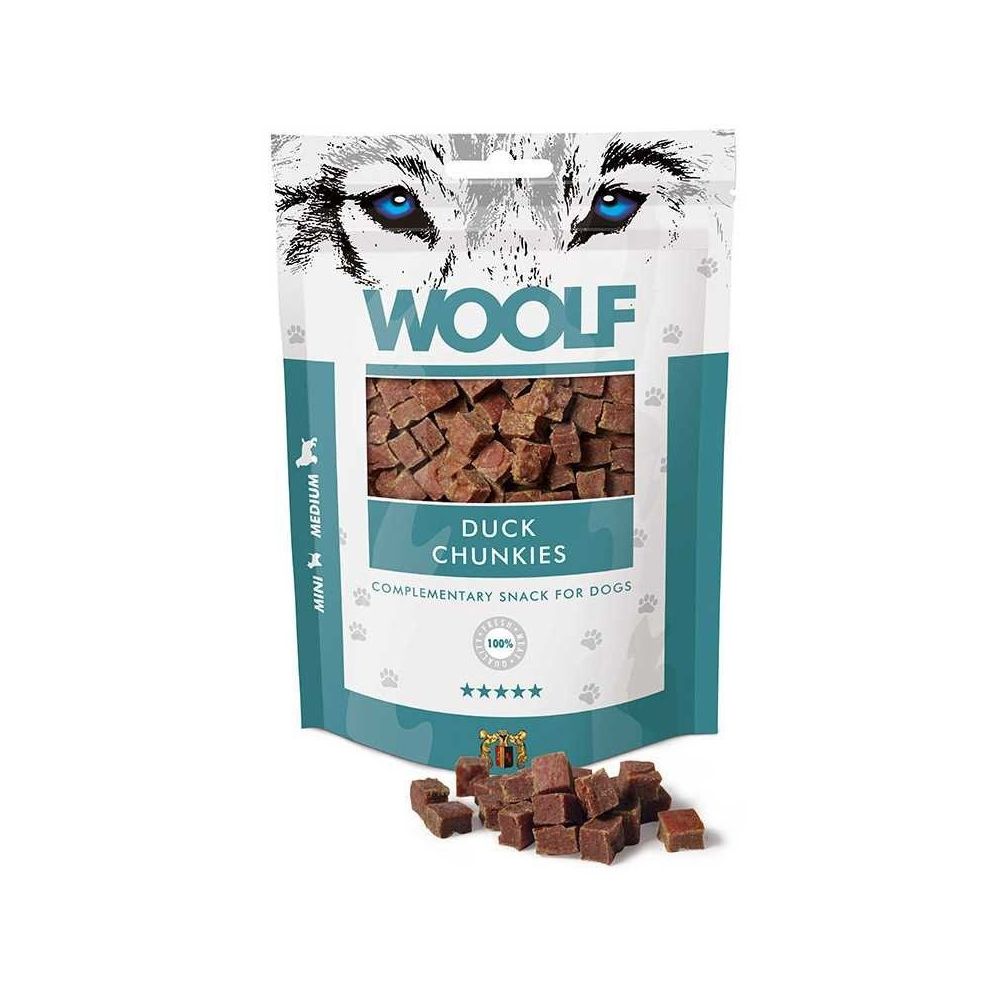 Woolf Duck Chunkies Kaczka Przysmak Dla Psa 100 g