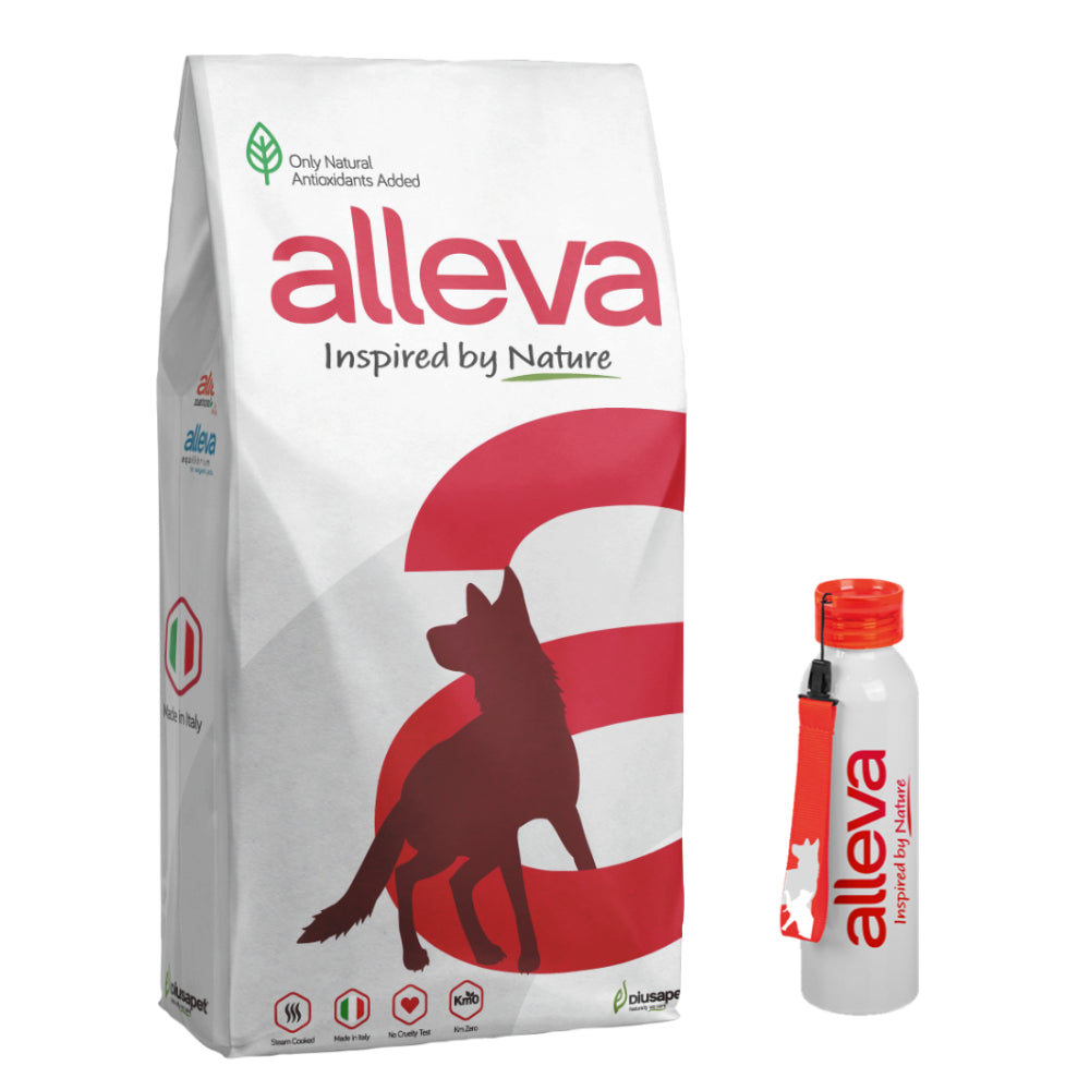 Pakiet Alleva Care Urinary 360 Sucha Karma Dla Dorosłych Psów Rozpuszczająca Kamienie Struwitowe 12 kg + Bidon GRATIS!