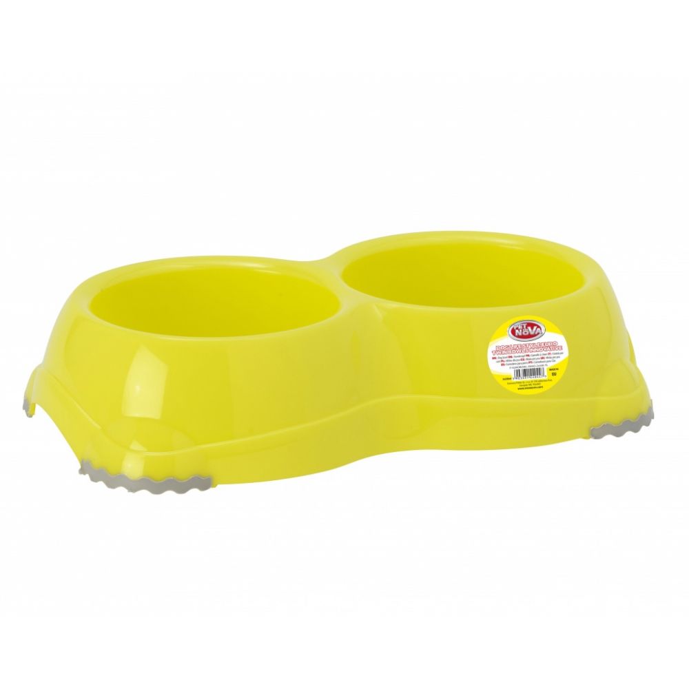 Pet Nova Dog Life Style Miska Antypoślizgowa Dla Psa 2x330ml Żółta