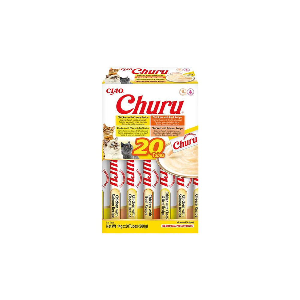 INABA CAT Churu mix z kurczakiem i wołowiną 20x14g (280g)