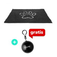 Pakiet Dirty Dog Mata Absorbująca Brud i Wodę Czarna 79 x 51 cm + Peleryna Gratis!