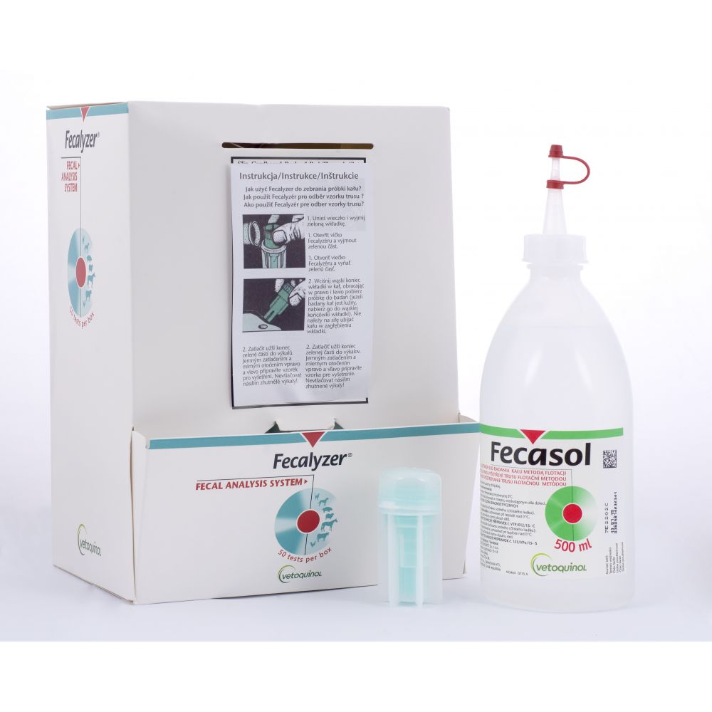 Fecalyser 50 sztuk + Fecasol 550 ml