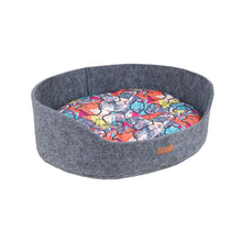 Amiplay Legowisko Owalne 2in1 Hygge Rozmiar L Szare