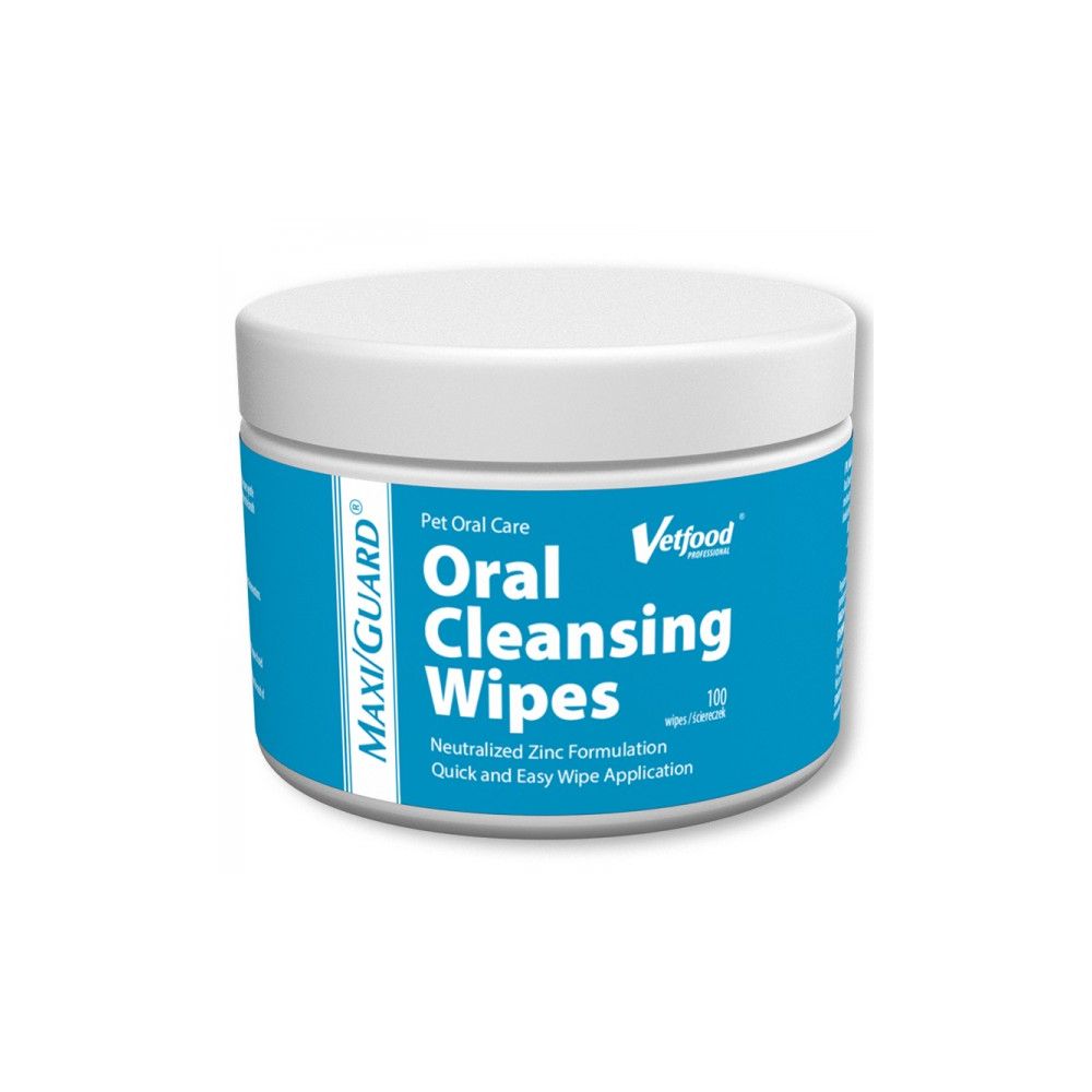 Maxiguard Oral Cleanising Wipes Chusteczki  Do Higieny Jamy Ustnej 100 sztuk