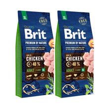 Pakiet Brit Premium By Nature Adult XL Karma Dla Dorosłych Psów Dużych Ras 2 x 15 kg