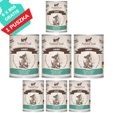 Natural Trail Light Z Kurczakiem I Indykiem Bezzbożowa Karma Dla Psa 6 x 800 g + 1 gratis