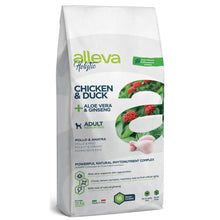 Alleva Holistic Sucha Karma Dla Psów Średnich Ras Z Kurczakiem I Kaczką Oraz Z Dodatkiem Aloesu I Korzenia Żeń-szenia 12 kg
