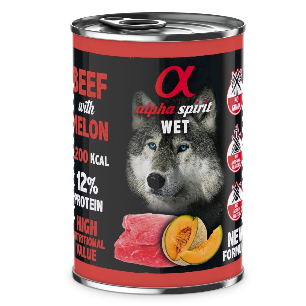 Alpha Spirit Wołowina z Melonem 400 g