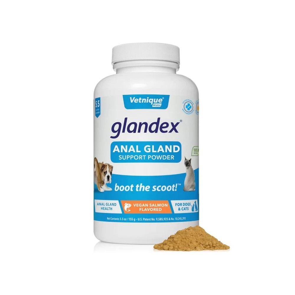 Glandex Powder 114 g na gruczoły okołoodbytowe o smaku łososia