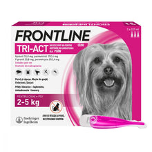 Frontline Tri-Act dla Psów 2-5 kg XS 3 Pipety