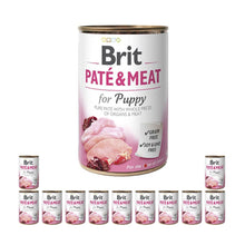 Pakiet Brit Pate & Meat for Puppy Mokra Karma Dla Szczeniąt 12 x 400 g