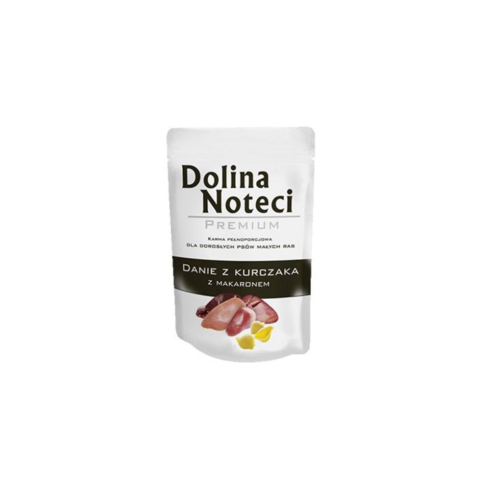 Dolina Noteci Premium Danie z Kurczaka z Makaronem Małe Rasy 100 g